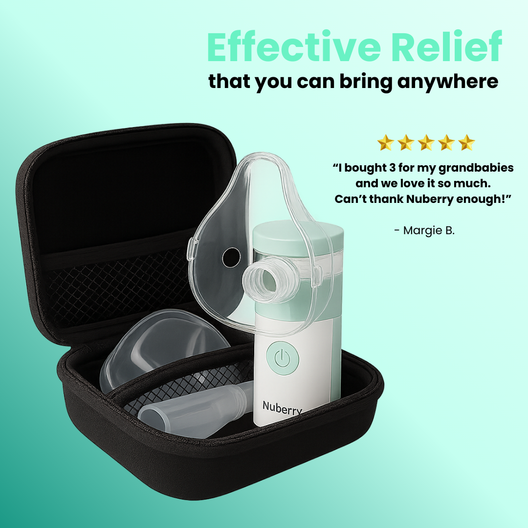 Nuberry® PureMist™ Portable Baby Nebulizer